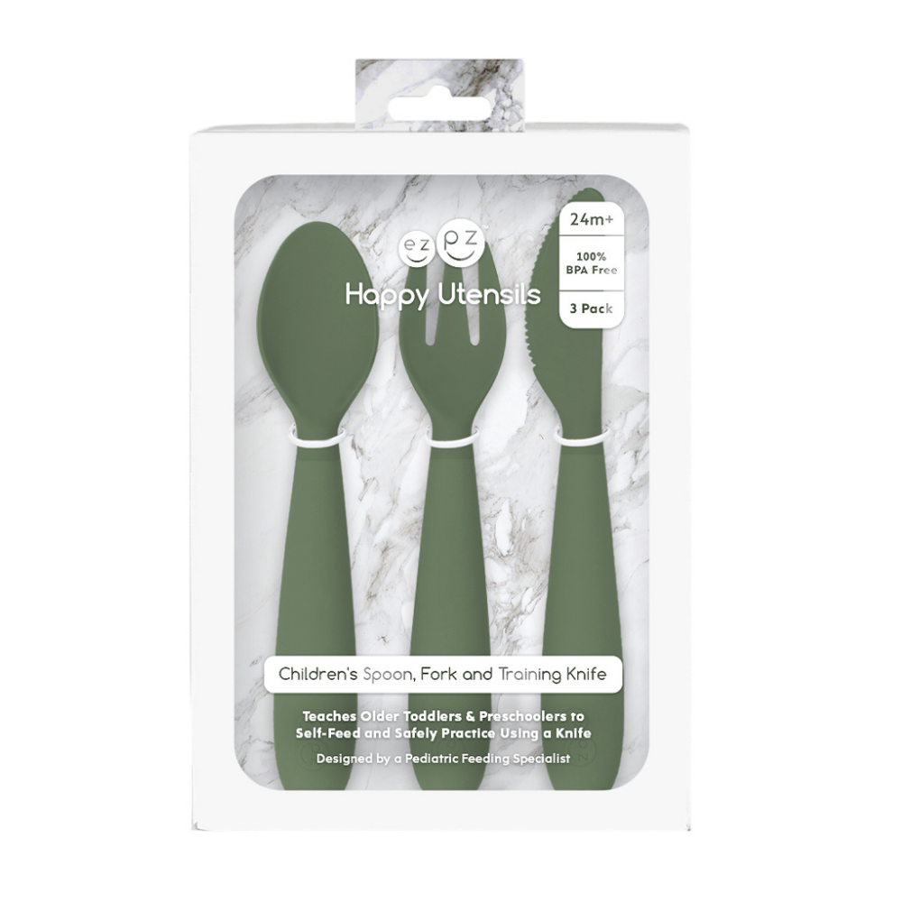 ezpz - Mini Utensils Sage